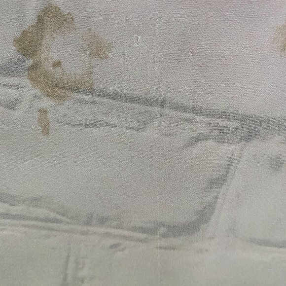 Vintage Pink & White Floral Scarf - Picture 6 of 6